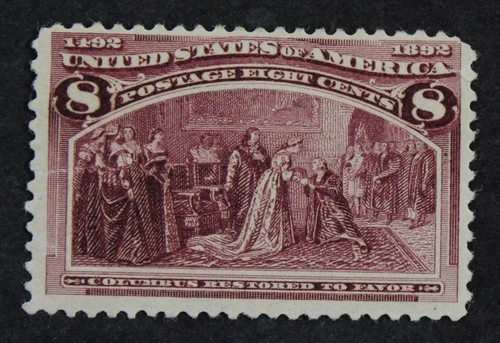 CKStamps: US Stamps Collection Scott#236 8c Columbian Mint LH OG
