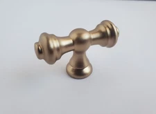 Amerdeco Pack Champagne Bronze Kitchen Cabinet Knobs 2.1 Inch(53mm) Single Hole