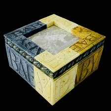    Demdaco Heartstone  Baby  Keepsake Box   Resin Matte Finish   New in Box, NOS