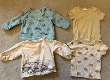 0-3 Months Unisex bundle 2x sweaters and 2x tshirts