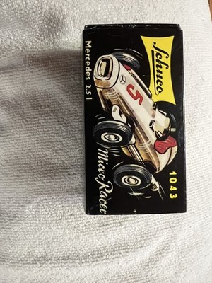 New in Box Vintage Schuco 1043 Lilliput Mercedes 2.5 Micro Racer (SR) green