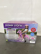 POWER PONY RIDING TOY PRINCESS ZUME V2: STEEL RIDE-ON ANIMAL 8 MPH - PINK