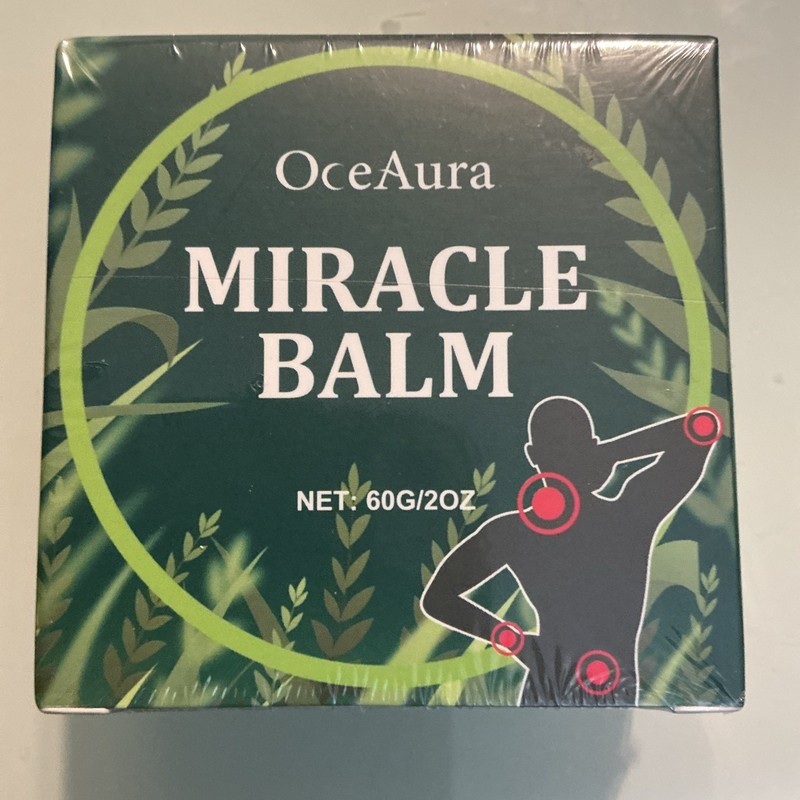 Miracle Balm OceAura 2oz Joint Pain Relief SEALED NEW 