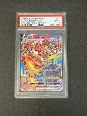 2021 Pokemon Chilling Reign Blaziken VMAX Alternate Art Secret
