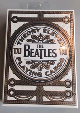 The Beatles Special Edition (White) Playing Cards by Theory11