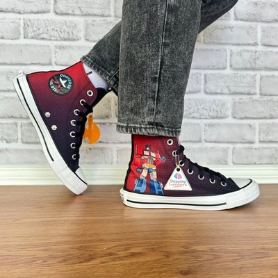 ⭐Converse Transformers Sz 5 Men Shoes 40th Anniversary Autobots Sneakers A11659C ⭐Converse Transformers Sz 6 Men Shoes 40th Anniversary  main image 2