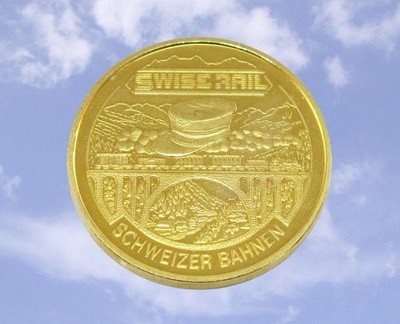 Swiss Rail SBB Münze Medaille Schweizer Bahnen Krokodil Be 6/8 II Neuwertig OVP