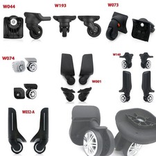 2/4pcs Replacement Luggage Wheels 360  Swivel Spare Caster Suitcase Repairment