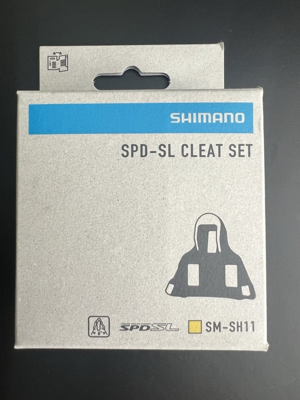 Shimano SPD-SL Cleat Set SM-SH11 6 Degree Yellow , NEW