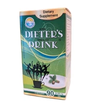 Super Dieter's Herbal Tea Drink 90Caps Supplement 