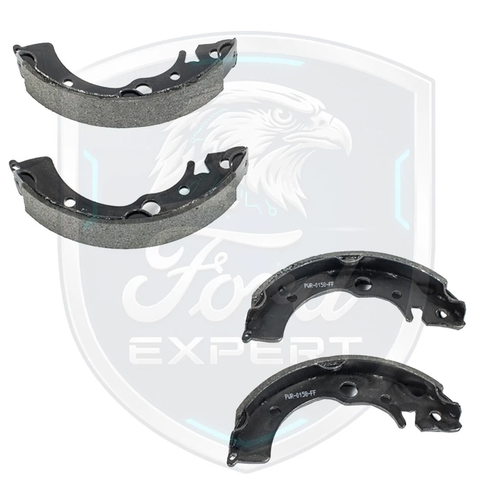 Premium OE Rear Brake Shoes For 1988-1999 Honda Civic Del Sol, CRX ,EV Plus - Image 3 of 4