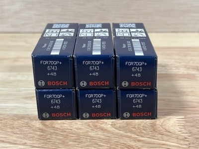 6x Bosch Platinum Spark Plugs For BMW E39 E46 E83 E36 E53 12120037607 FGR7DQP