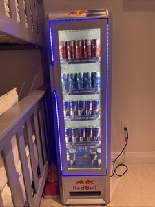 RebBull 冷蔵庫 Full size REDBULL fridge blue grey yellow perfect condition | eBay