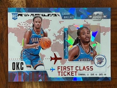 Cason Wallace 2023-24 Panini Contenders Optic Red Ice #7 /175 OKC RC Rookie