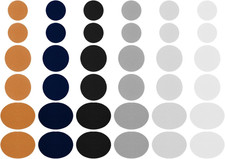 36pc Shoe Hole Repair Patch Self Adhesive Sneaker Toe Heel Mesh Fix 6 Colors