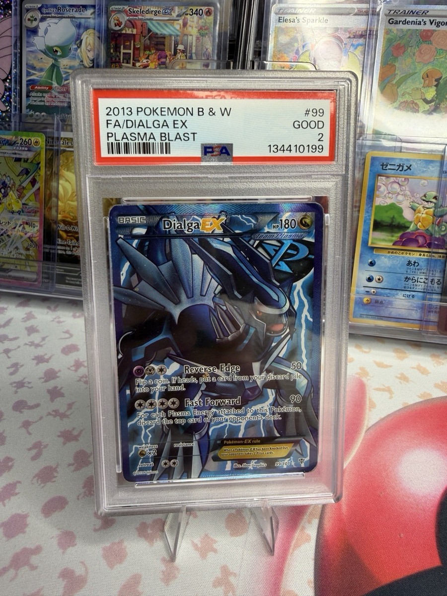 Dialga EX (Team Plasma) (99 Full Art) 99/101 Plasma Blast Holo for