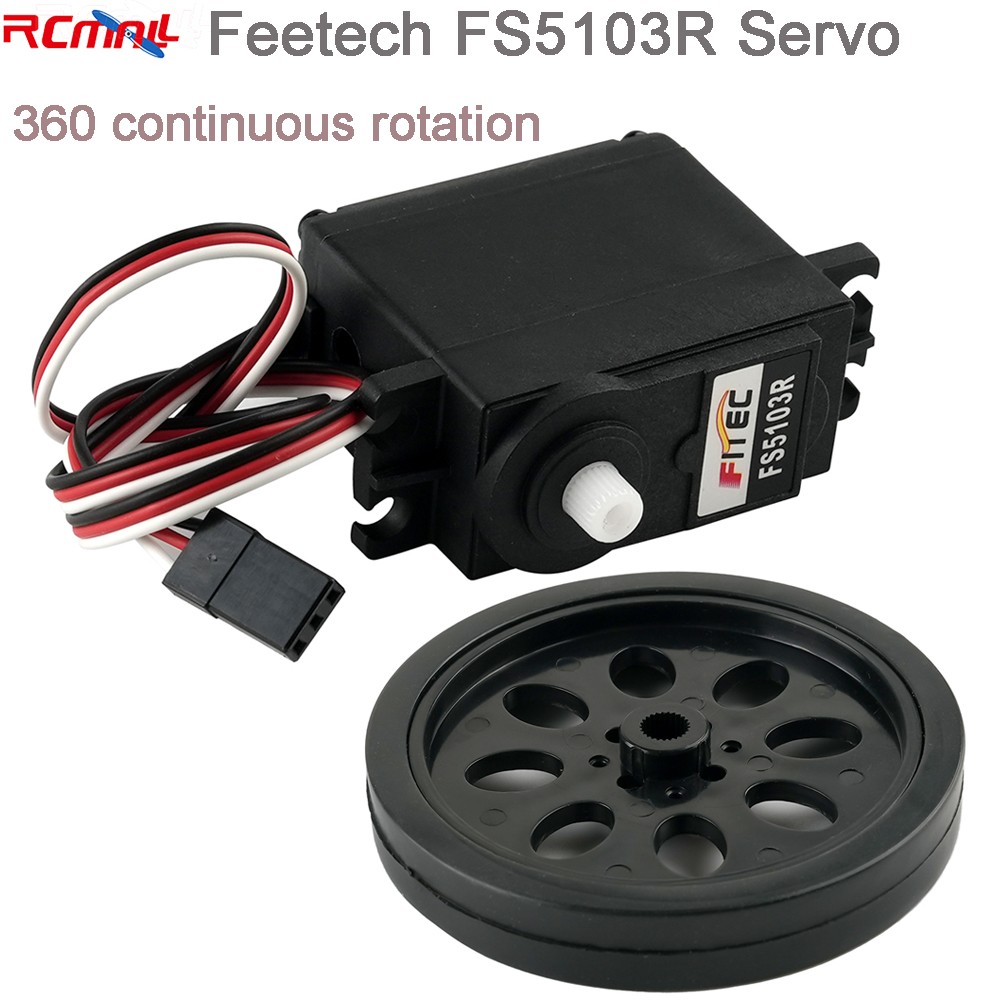 Feetech Fs5103r Servo Robot Volante Con Gomma Morbida Esterno - Foto 10