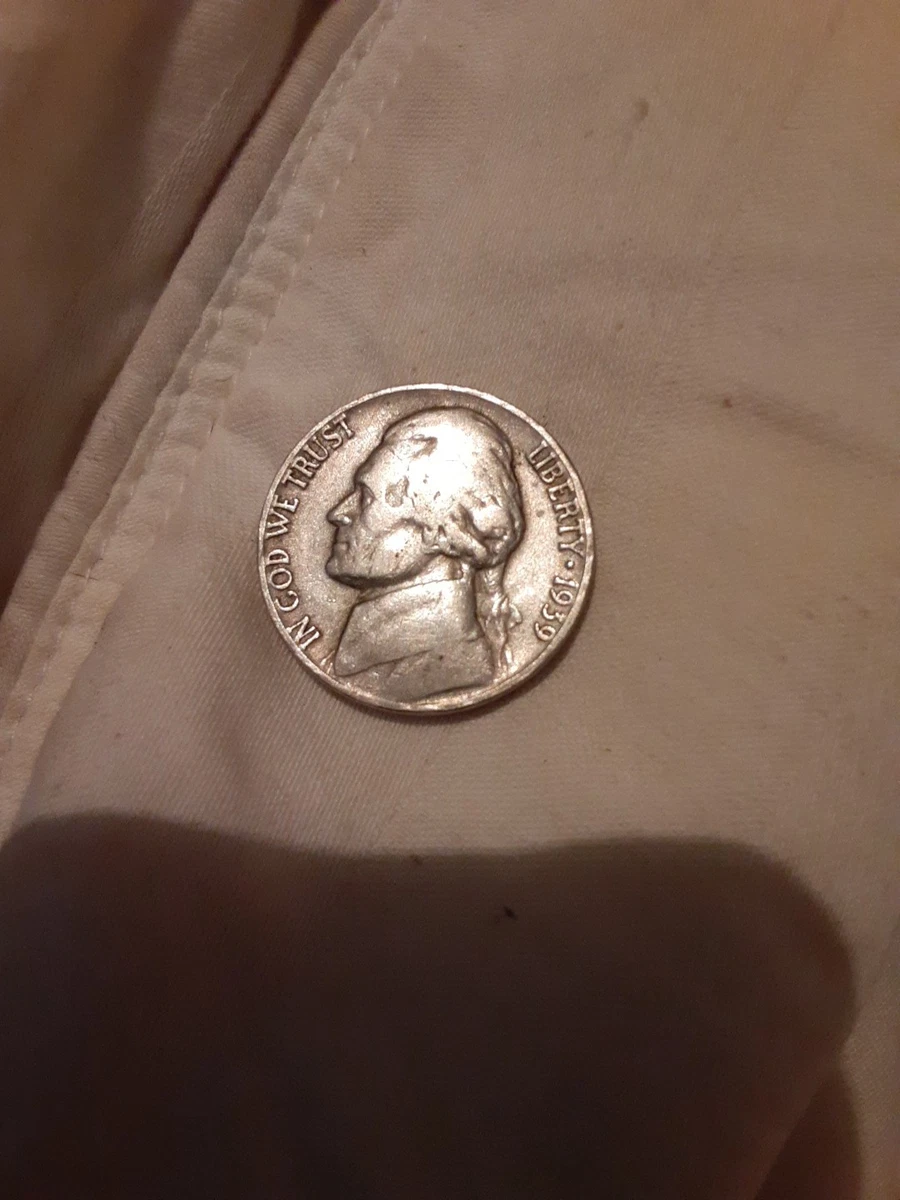 1939 杰斐逊镍币美国错误硬币| eBay