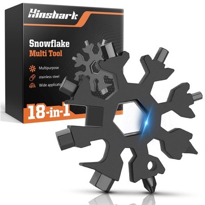 Gifts for Men, 18-in-1 Snowflake Multitool, Anniversary Birthday Gifts for Me...