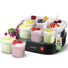 Nutrichef 9 Cup Automatic 9 - 5 Oz Reusable Cups Rack For Instant Up To 45 Oz