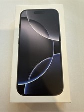 Original Apple Empty Box With Manual For iPhone 16 Pro Black Titanium