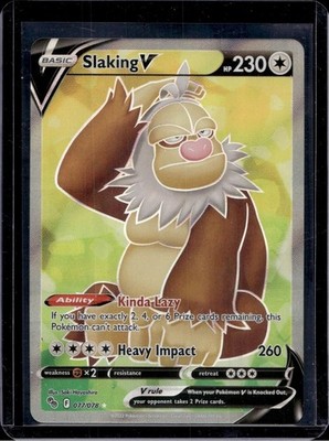 Pokemon GO #077/078 Slaking V (Full Art)