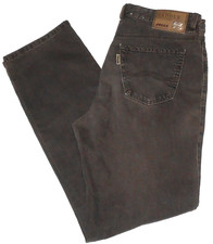 JOKER JEANS HERREN HOSE CLARK 38/34 DENIM BRAUN DOUB SADDLE STITCHED MEN W.38 54