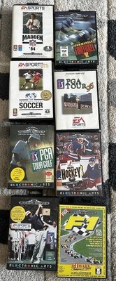 RESTPOSTEN X8 Sega Megadrive Spiele alle bis auf 2 mit Anleitungen verpackt