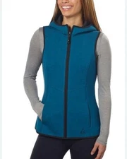 NWT Gerry Zip Up Medium Blue Hooded Athletic Vest 