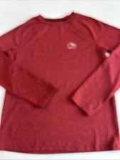 More Mile Youths Running Top Long Sleeves Maroon Size 13/14 Yrs
