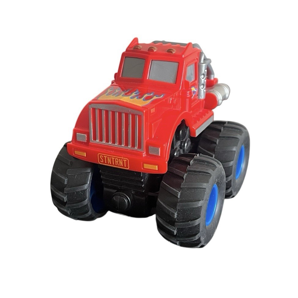 Nkok Junior Racers Stunt Runts Semi Truck Monster Push N Go 