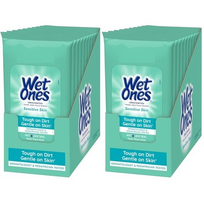 Pediatrician Tested Hand Wipes for On-the-Go Hygiene - Sensitive Skin, 20 Count