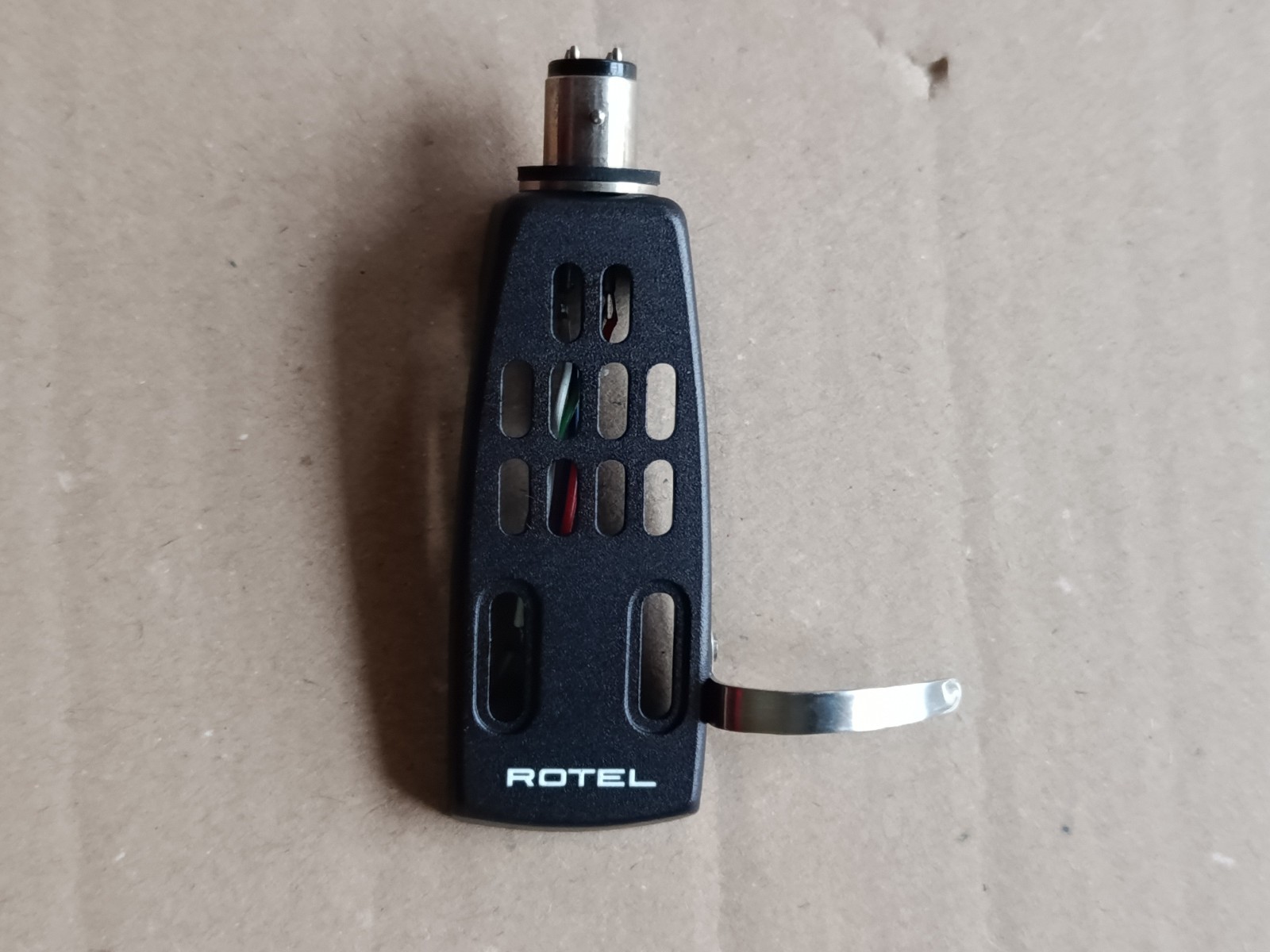 ROTEL raro porta-testina x giradischi -headshell vintage Top attacco ''SME'' 