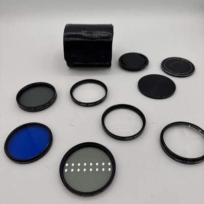 Vintage Hoya Tiffen Toyo Lens Filters SLR Camera Accessories Solid Covers 35mm