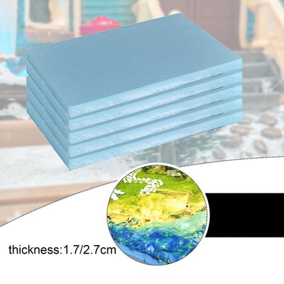 5 Stück Schaumstoffplatte Platten Zum Selbermachen Polyurethan Schaumplatte für Kunst Mikro Landschaft