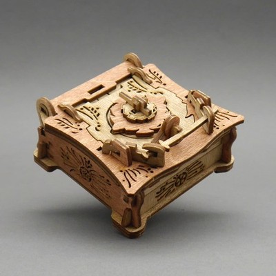 SAMURAI PUZZLE BOX - schöne Rätselbox