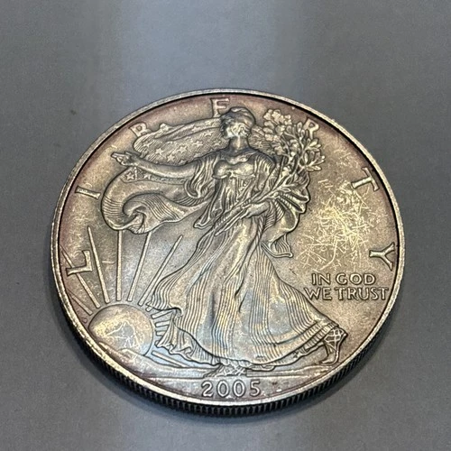 2005-P American Silver Eagle — photo from the most recent tracked eBay sale