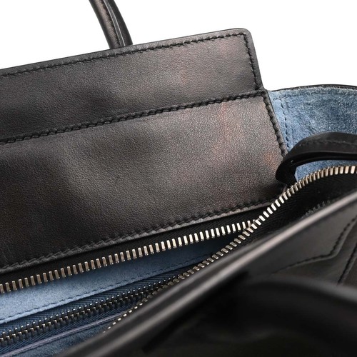 Bolso de mano Prada bidireccional de cuero negro 117/1BG207 175589 - Imagen 6 de 10