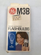 GENERAL ELECTRIC M3B FLASH BULBS LOT OF 8 NEW OLD STOCK