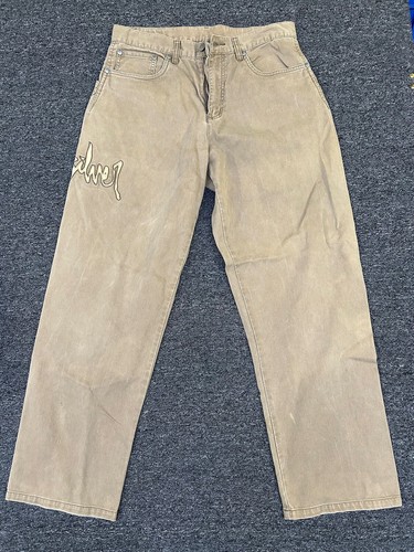 Quiksilver Vintage Y2K Men’s Brown Denim Jeans Straight Leg Regular Fit 32x33 - Picture 3 of 11