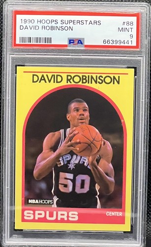 1990 Reifen Superstars #88 David Robinson PSA 9 neuwertig HOF Rookie neu bewertet