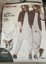 Adult Gizmo Halloween Costume Jumpsuit One Piece Gremlins NEW OSFM
