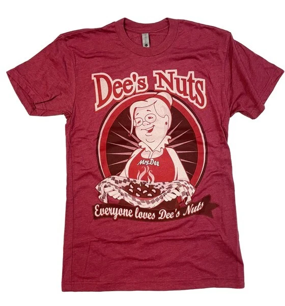 Dee's Nuts Original Vintage Next Level Triblend Unisex Crew T-Shirt - Size 2XL