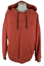 ADIDAS Red Fleece Hoodie size Uk 10 Womens Pullover Outdoors Outerwear