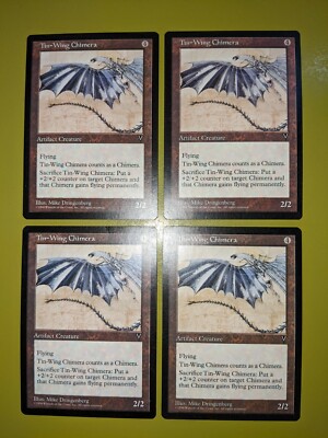 Tin-Wing Chimera x4 Visions 4x Playset Magic the Gathering MTG 