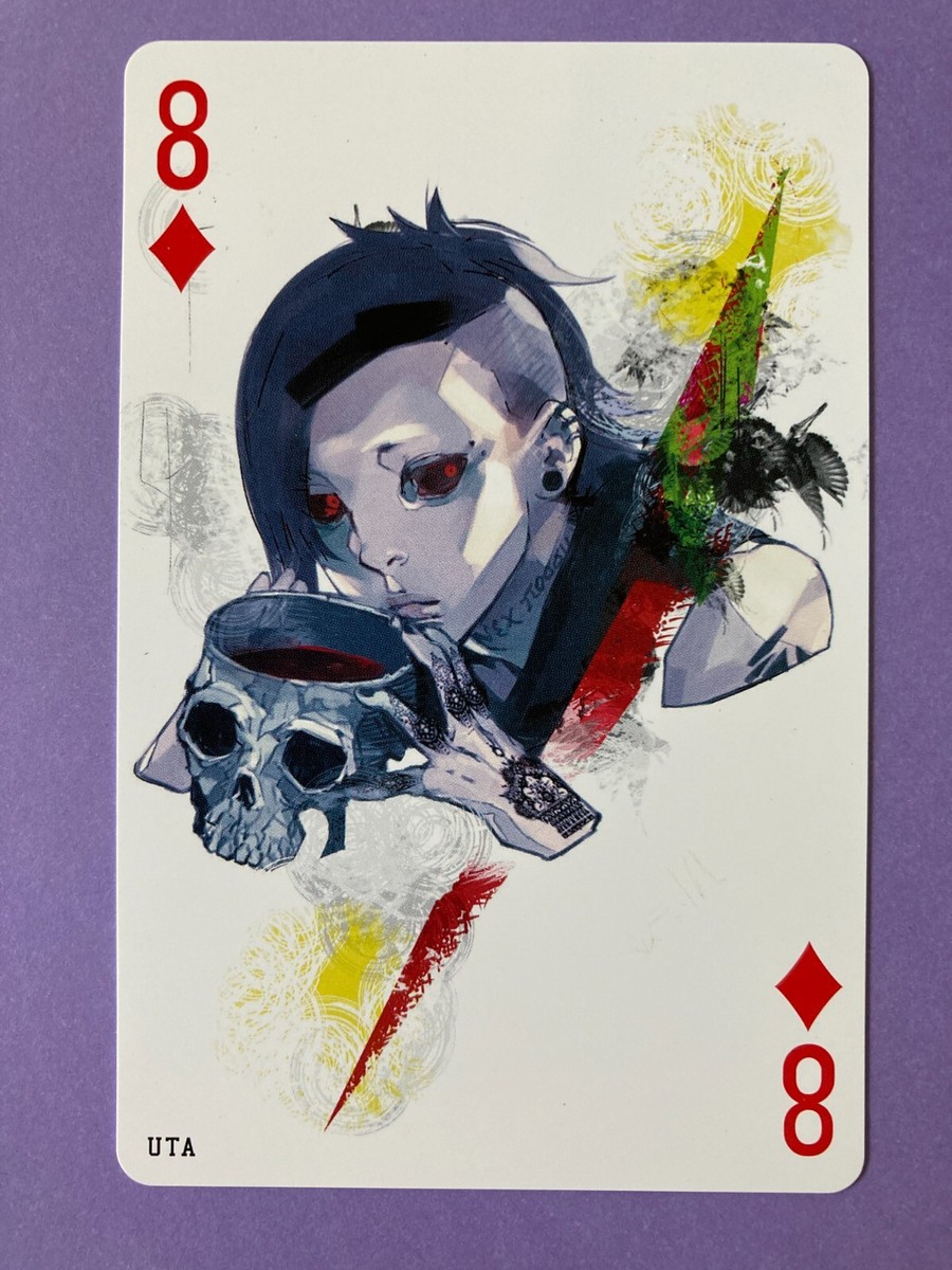 UTA Diamond 8 Tokyo Ghoul Playing Card Trump Sui Ishida Japanese