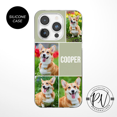 Personalisierte Handyhülle Foto Silikon Cover für iPhone 11-16 Vatertag Geschenk