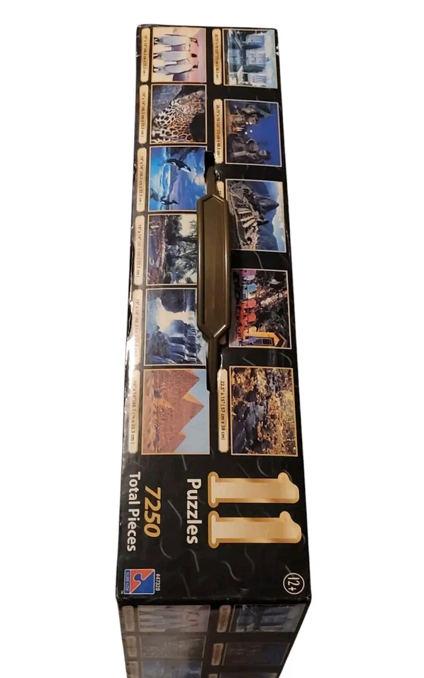 Vintage 11 Deluxe Jigsaw Puzzles Nature Ancient Sites Fantasy Puzzle Set New - Image 4 of 4