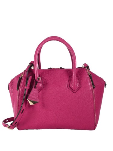 Rebecca Minkoff Julian convertible backpack in pink pebbled leather Rebecca Minkoff Lilac Mini Julian Backpack Review + Pearl  main image 2