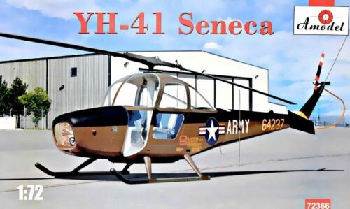 Amodel 72366 - 1/72 Hélicoptère Cessna YH-41 Seneca, Kit Modèle Plastique Échelle - Photo 1/12